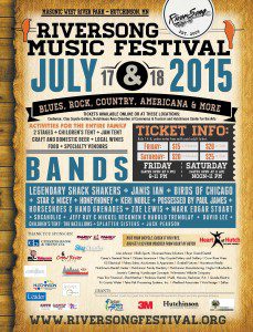 Attend RiverSong Music Festival - July 17 & 18, 2015!
