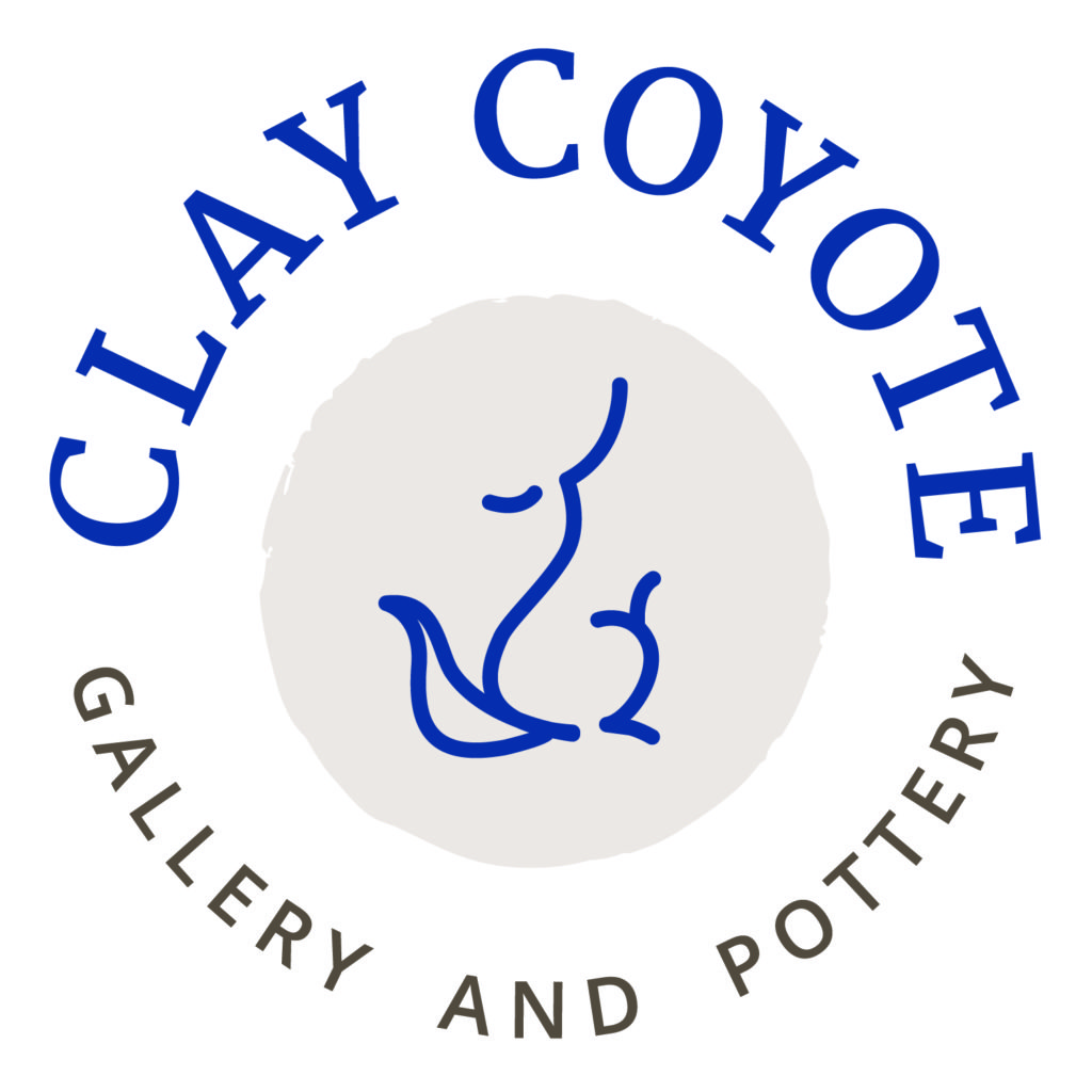 Business logo for Clay Coyote Gallery and Pottery