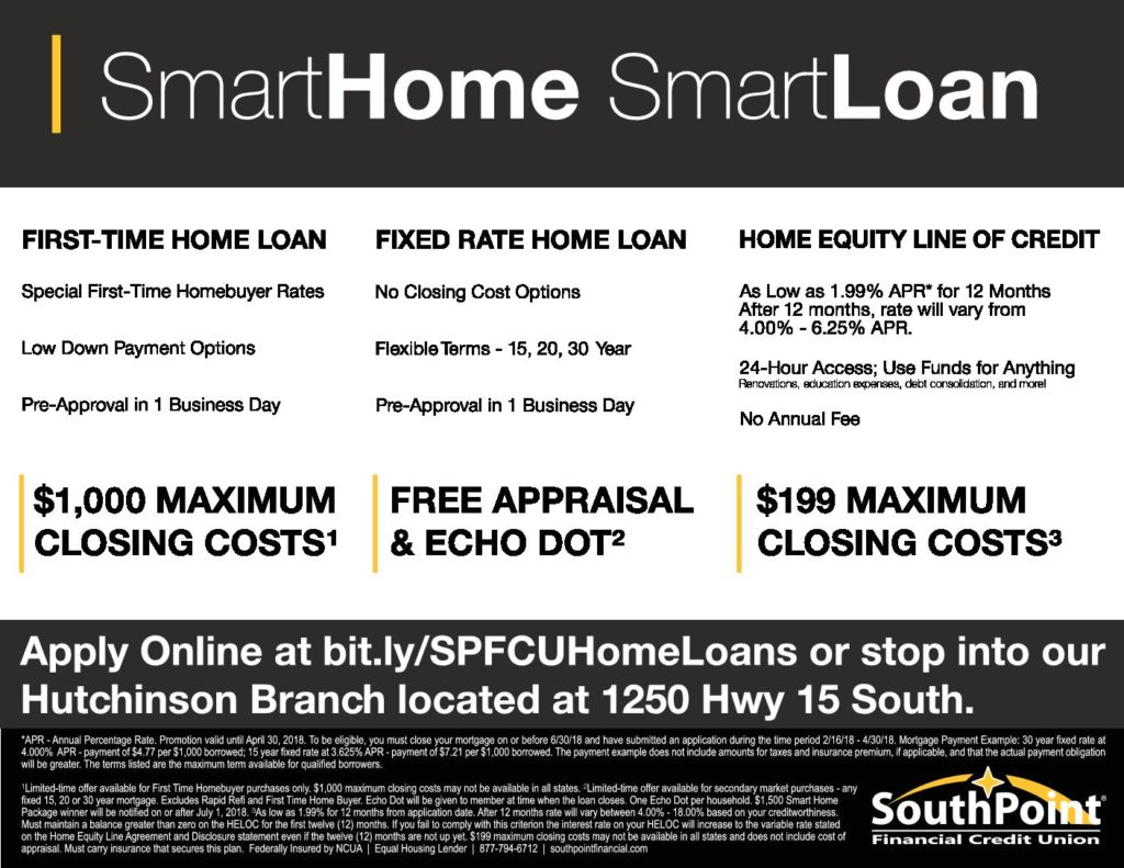 2018 SouthPoint Smart Home Loans - apply online bit.ly/SPFCUJoneLoans.com pdf