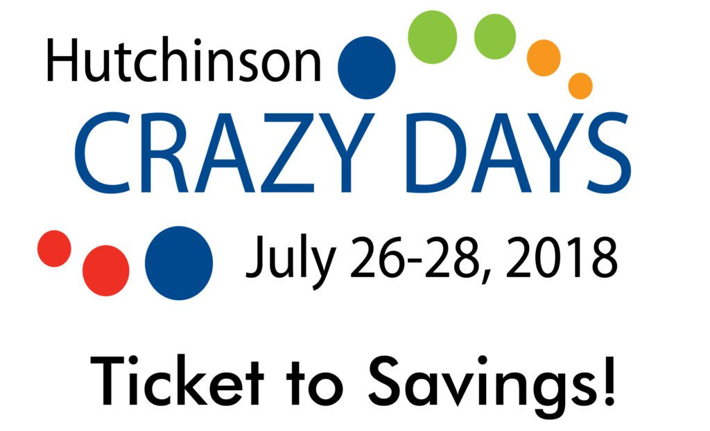 Hutchinson Chamber Crazy Days July 26 - 28 2018
