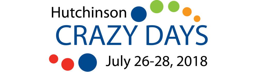 Business logo for Hutchinson Crazy Days July 26 - 28, 2018