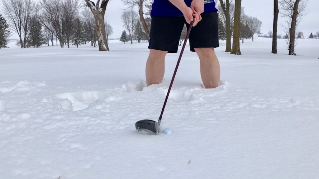 2019 Hometown Golf Challenge Snow Golfing