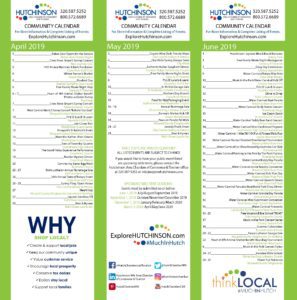 Hutchinson Chamber Table Tent 2nd Quarter 2019