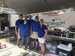 2018 Taste of Hutchinson Ambassadors food tent