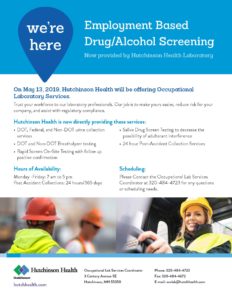 Hutchinson Health Employment Based Drug/Alcohol Screening