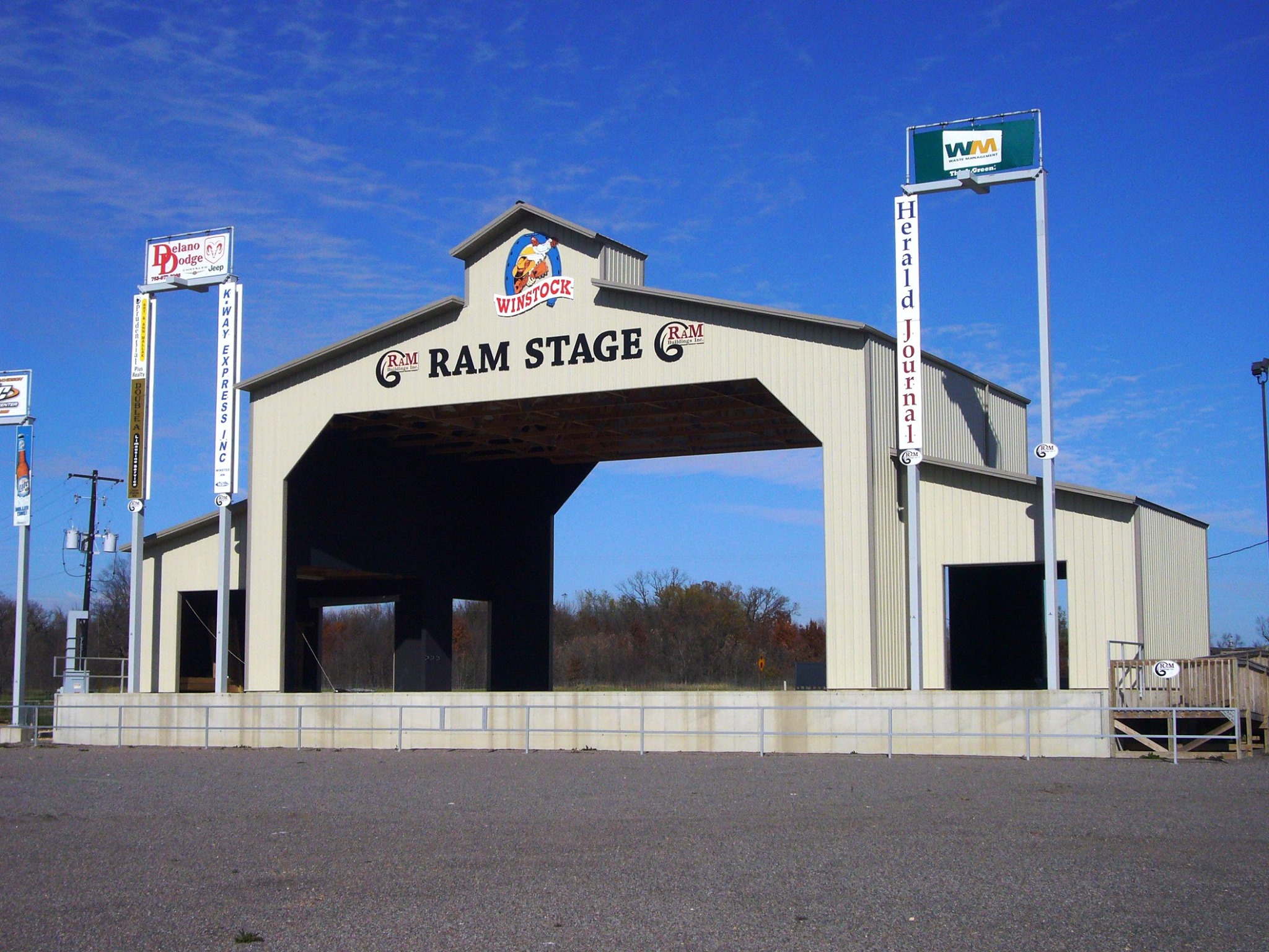 RAM stage in Winsted