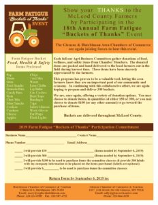 2019 Farm Fatigue Event Flyer